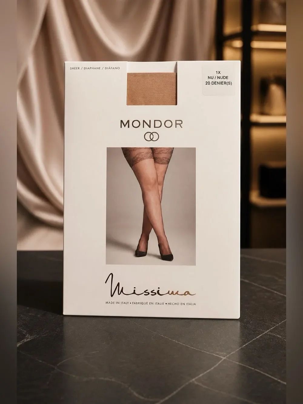 Mondor Missima Tights in Nude 1X